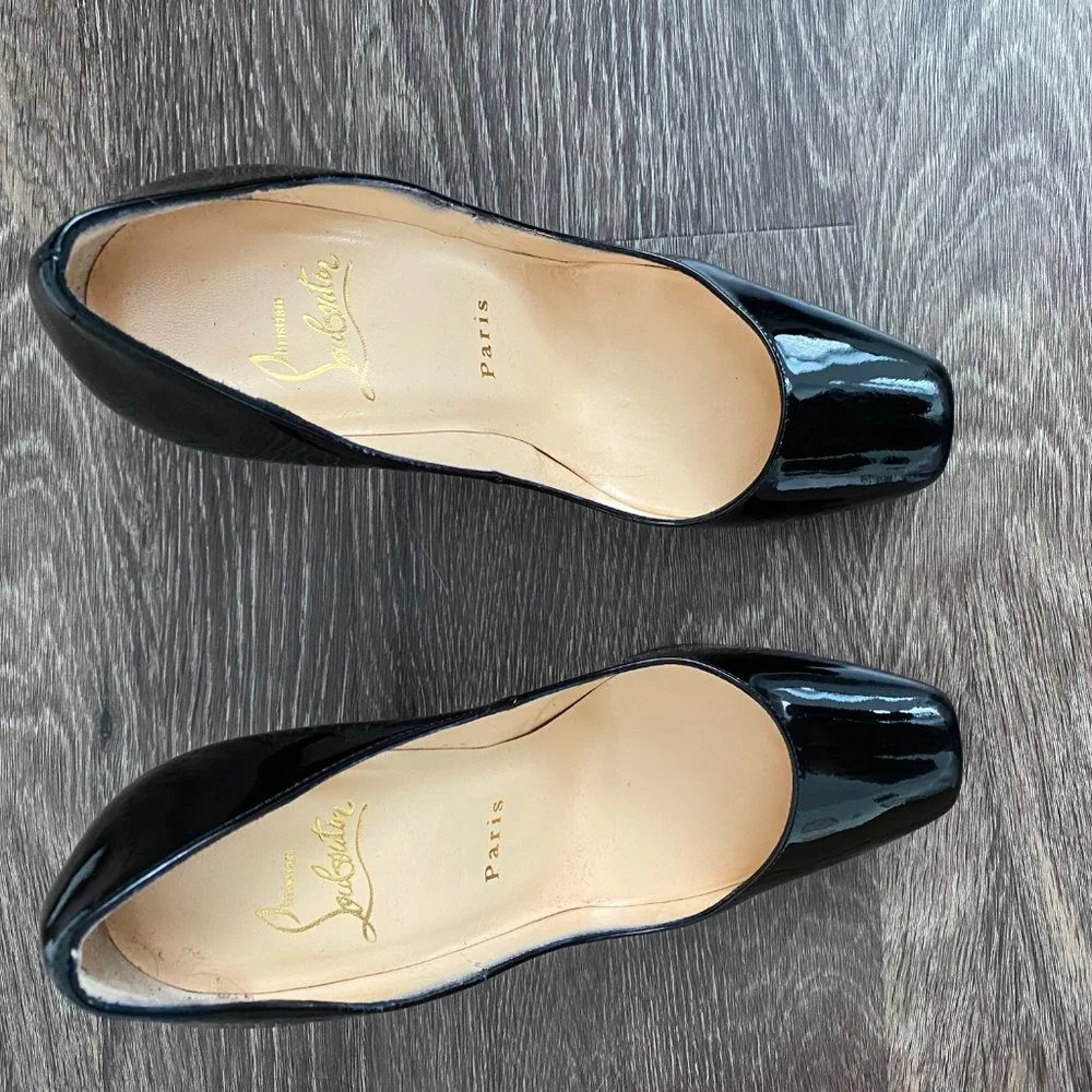 Christian Louboutin Black 100 Particule Pumps/Heels - Picture 4 of 11